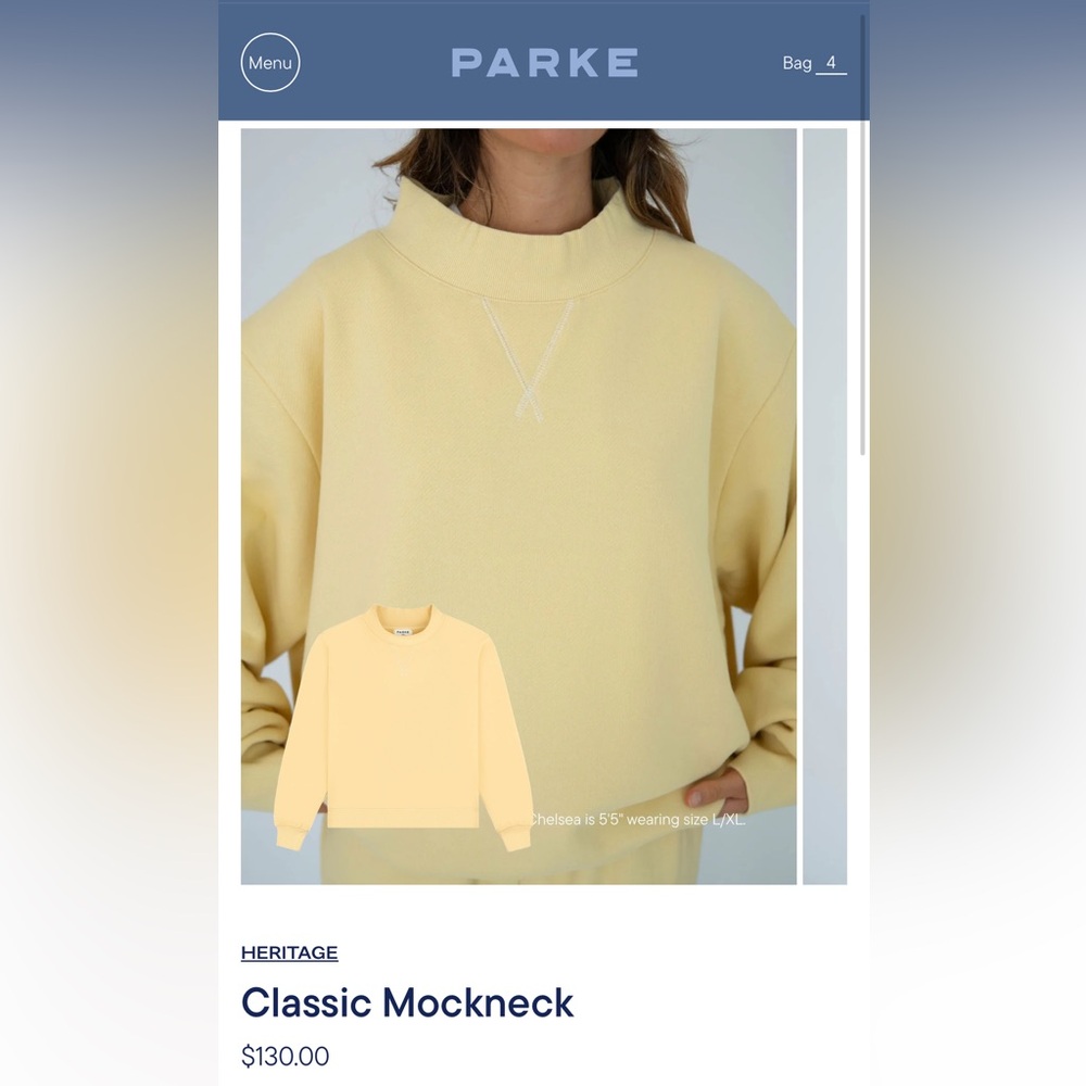 PARKE Mockneck Sweatshirt